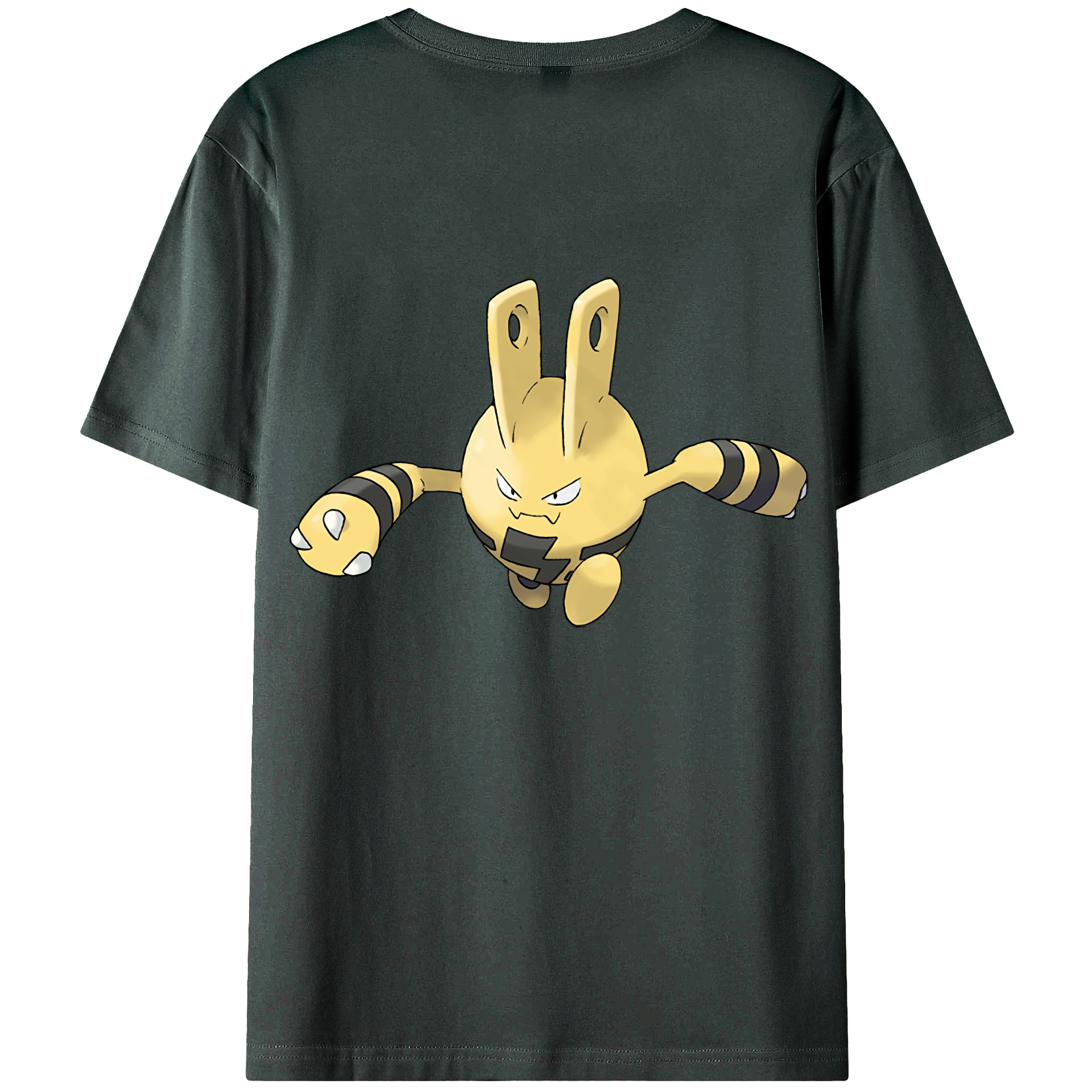 （画像用） ポケットモンスター Pokémon 綿100％ メンズ半袖Tシャツ（バックプリント） 通気性